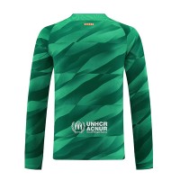 Barcelona Goalkeeper Replica Home Shirt 2023-24 Long Sleeve